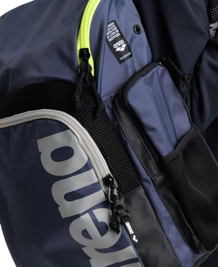 ARENA Unisex Spiky Iii Backpack 35 Rucksack (1er Pack) Navy-neon_yellow 35 l Single, Navy-neon_yello