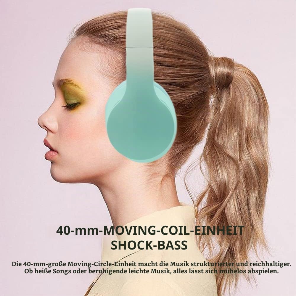 Bluetooth Kopfhörer Kinder,Kinder Kopfhörer Kabellos Over-Ear,Kinderkopfhörer Bluetooth mit Mikrofon