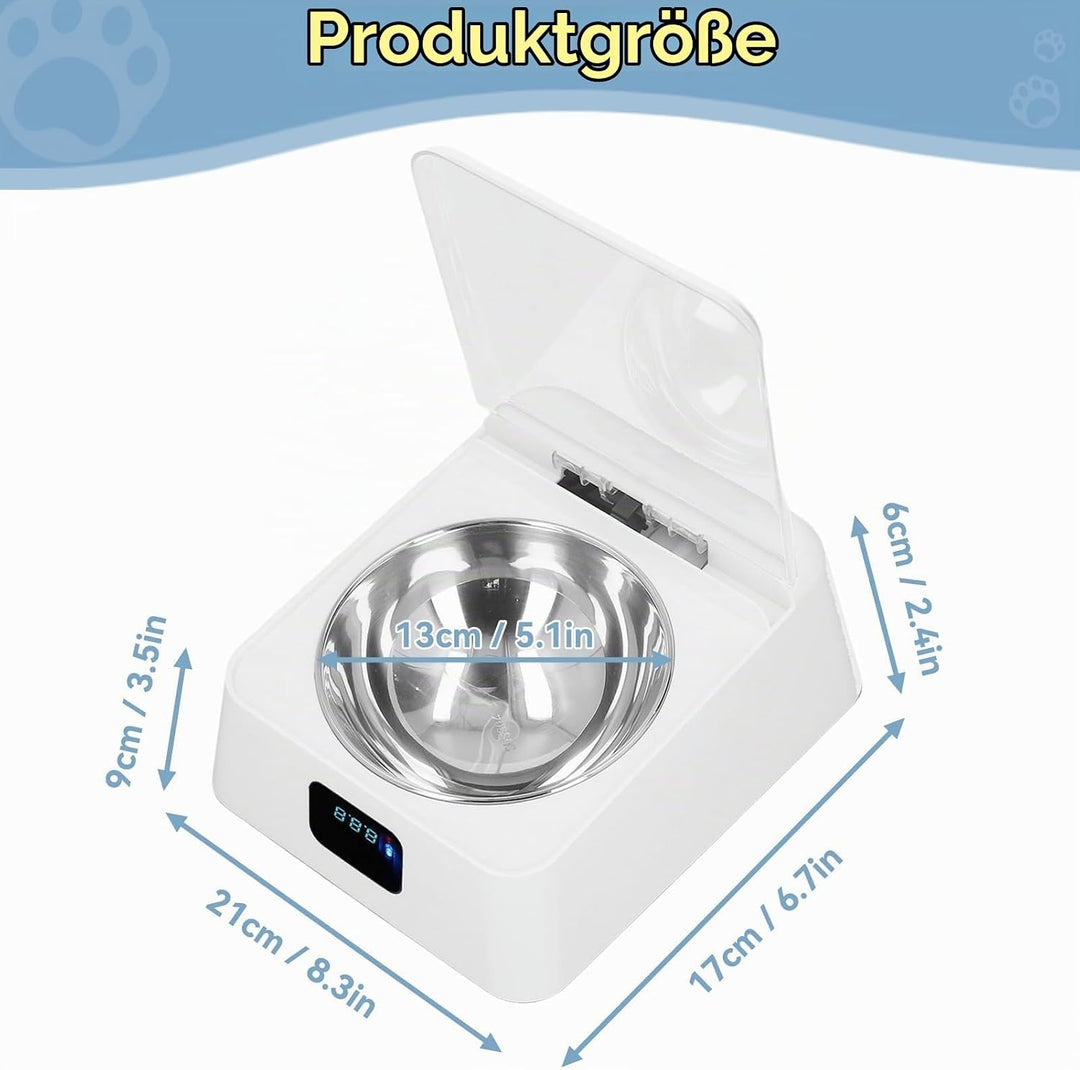 Automatischer Katzenfutterspender, 350 Ml, Induktionsdeckelöffnung, Tierfutterspender, Smart Feed, A
