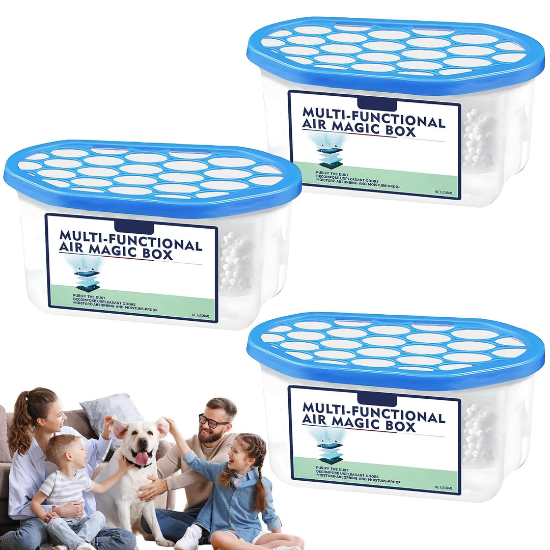 3Pcs Multifunctional Air Magic Box Indoor Luftreinigung Staub Entfernung Magic Box Multi Functional