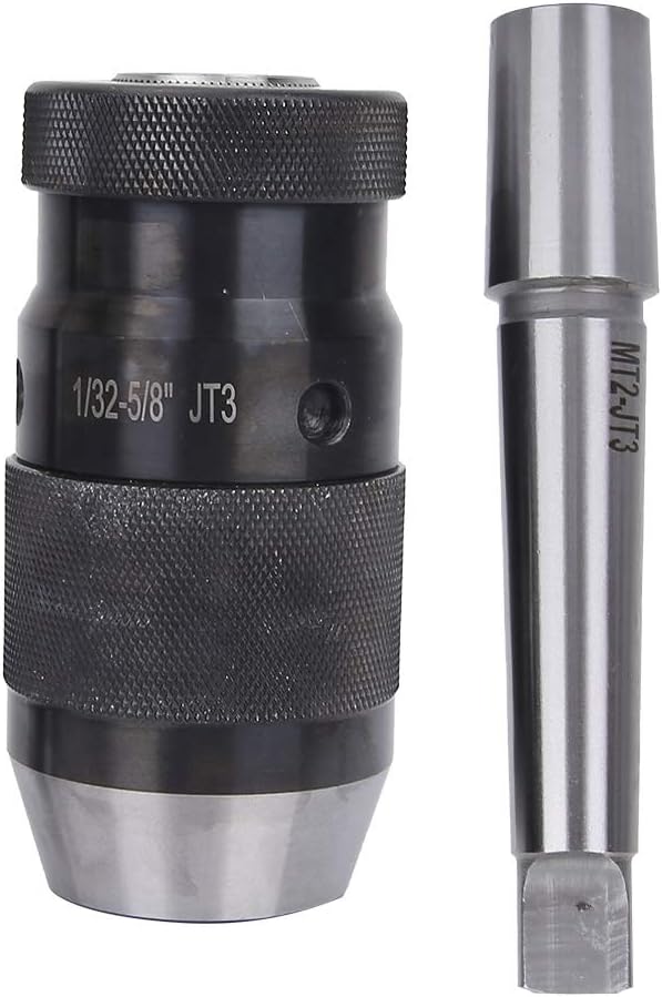 Schnellspannbohrfutter, 1/32 5/8 "JT3 Pro Serie Bohrfutter & JT3-MT2 Zylinderschaft CNC Geeignet für