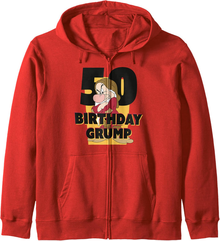 Disney Snow White Grumpy Fiftieth Birthday Grump Kapuzenjacke