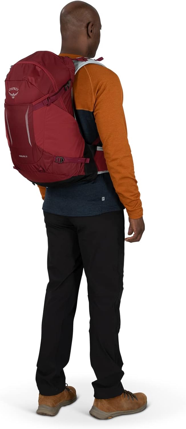 Osprey Europe Hikelite 28 Backpack Sangria Red M-L, Sangria Red M-L