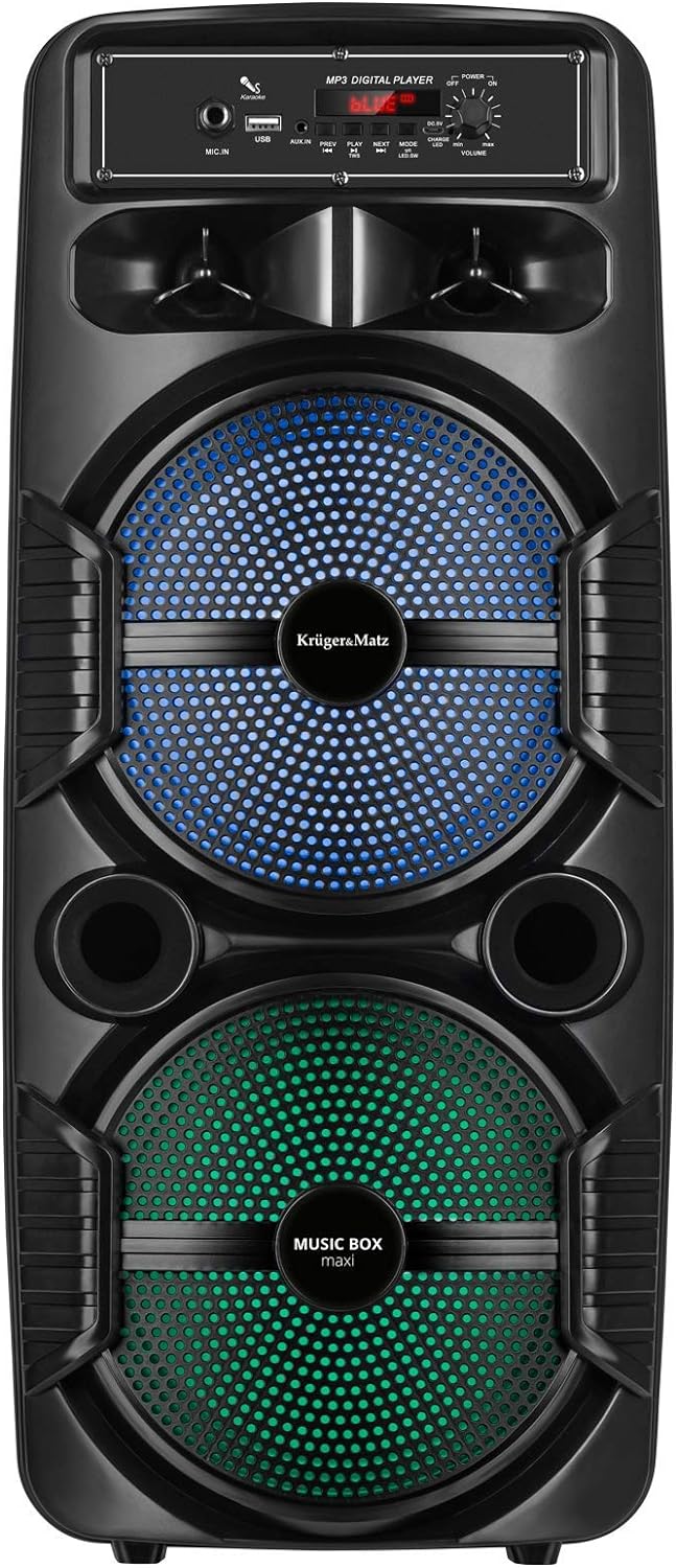Krüger&Matz Music Box Maxi BT AUX USB Tragbarer Lautsprecher