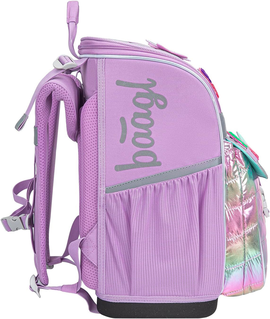 Baagl Schulranzen Mädchen Set 3 Teilig (Zippy Schultasche für 1. Klasse, Mäppchen, Turnbeutel), Grun