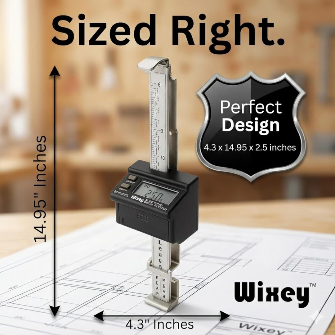 Wixey WR510 Digital Planer Readout with Fractions by Wixey