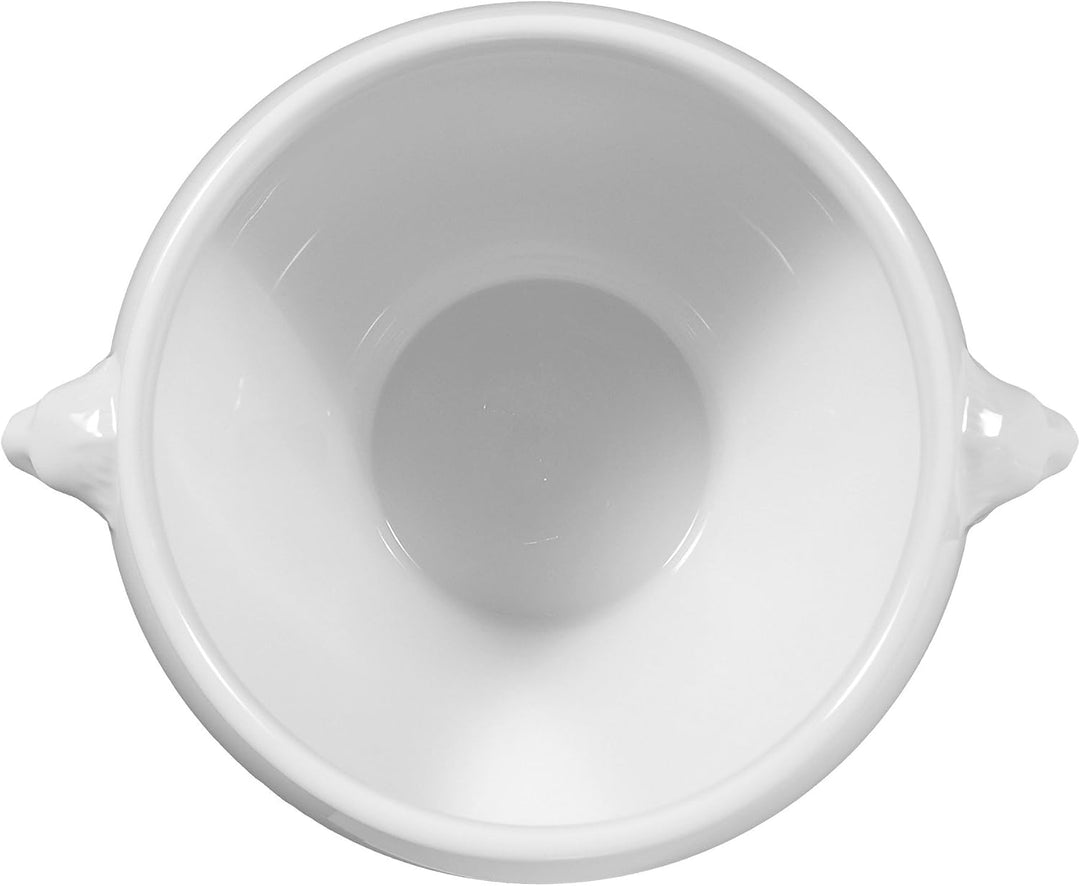 Terrine 26,5 cm Lukullus white uni 00006 2 Stück von Seltmann Weiden