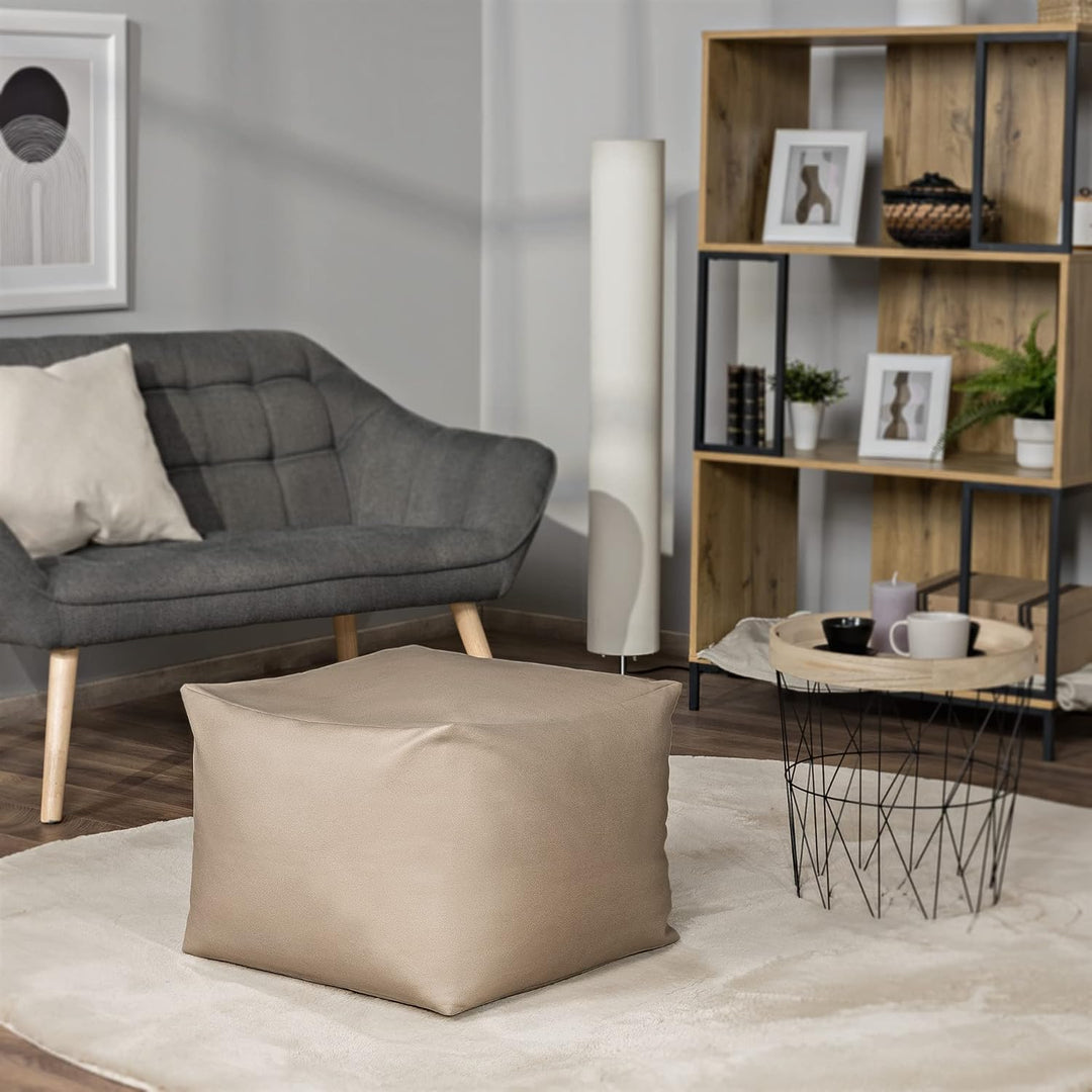Paco Home In- &amp; Outdoor Sitzsack Sessel Wohnzimmer Sitzkissen Hocker Sitzhocker Bodenkissen Fusshock