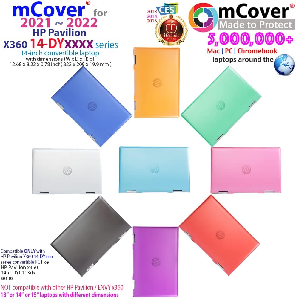 mCover Schutzhülle kompatibel mit HP Pavilion X360 14-DYxxxx Serie 2-in-1 Convertible Notebook-Compu