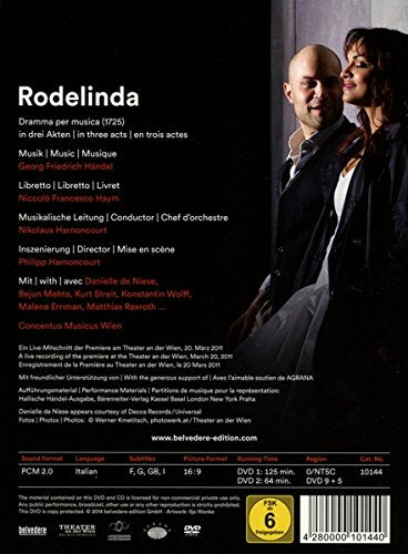 Georg Friedrich Händel: Rodelinda, Theater an der Wien: Dramma per musica in drei Akten, DVD