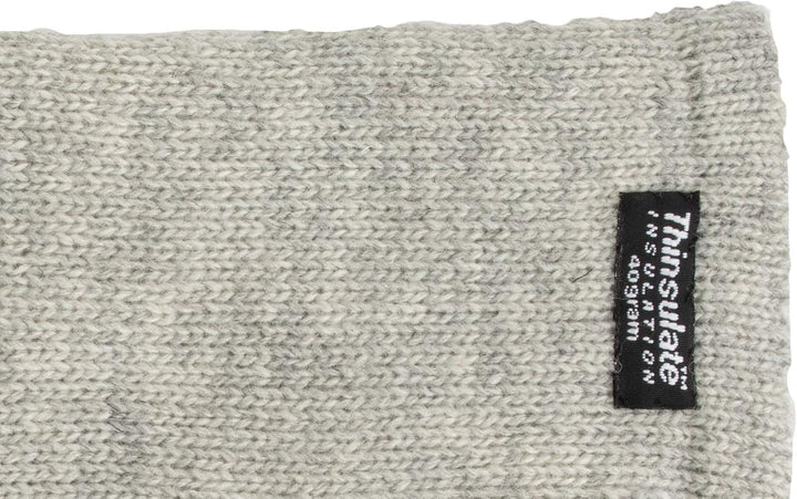 EEM Damen Strickhandschuhe Pulswärmer, weiche Wolle, Thinsulate Thermofutter, praktisches Daumenloch