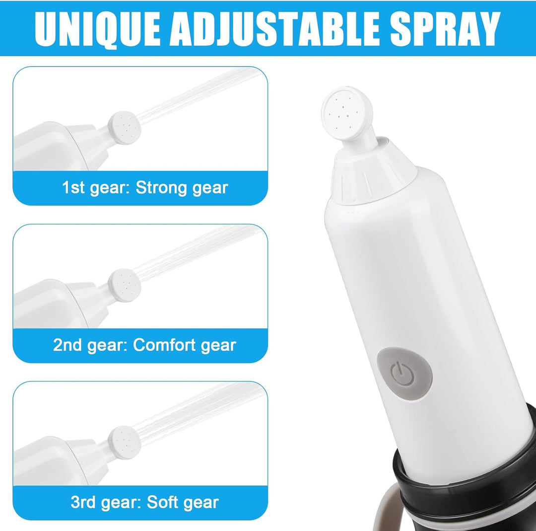 Tragbare Bidet mit 3 Sprühmodi, Elektrische Po Dusche 280ML Portable Bidet IPX7 Elektrisches Bidet S