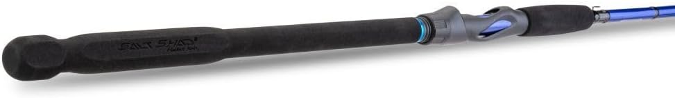 AQUANTIC Salt Shad Halibut Spin, Meeresrute vom Boot, 24-Tonnen-Carbon-Blank, SIC-Ringe, Eva-Griff,