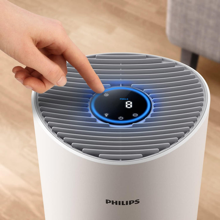 Philips Luftreiniger Smart 1000i Serie - Reinigt Räume bis zu 78 m² - Entfernt 99 & Philips Luftrein