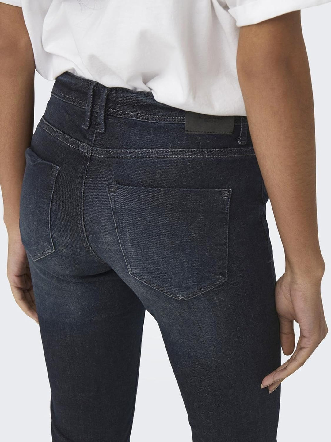 ONLY Female Skinny Jeans ONLROYAL Mittlere Taille Skinny Fit Jeans XS / 32L Black Denim, XS / 32L Bl