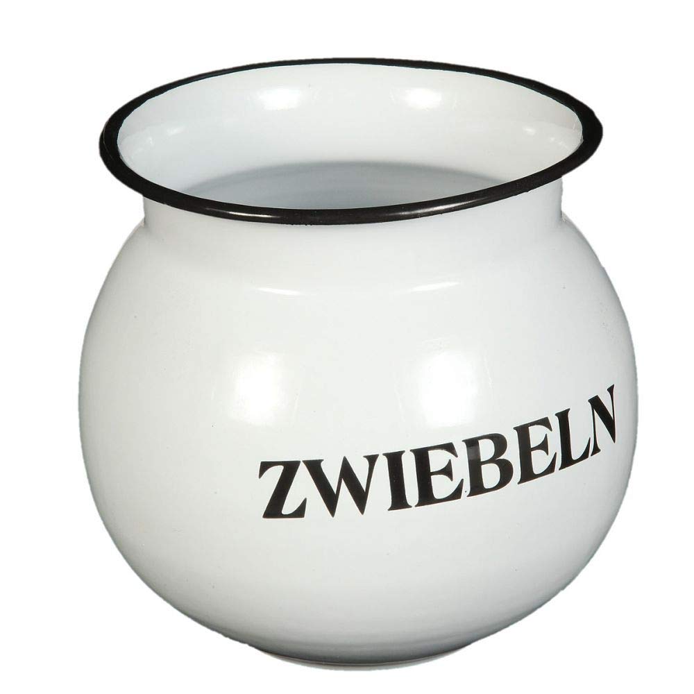 Ambiente Haus 51217 Zwiebeln Topf 15 cm emailliert