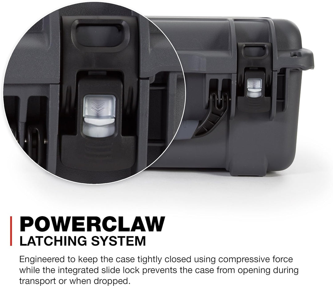 Nanuk 918 Wasserdichter Hartschalenkoffer leer - Graphit leer Graphit, leer Graphit