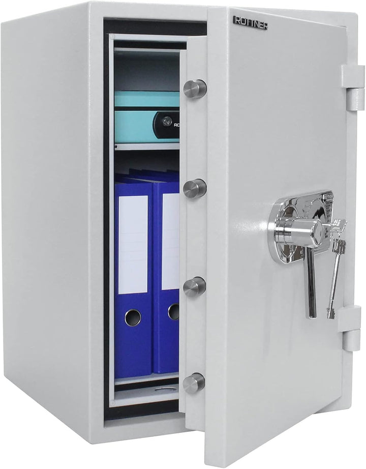 ROTTNER TRESOR Papiersicherungsschrank EN2 Fire Master 65 Doppelbartschloss lichtgrau, T06431
