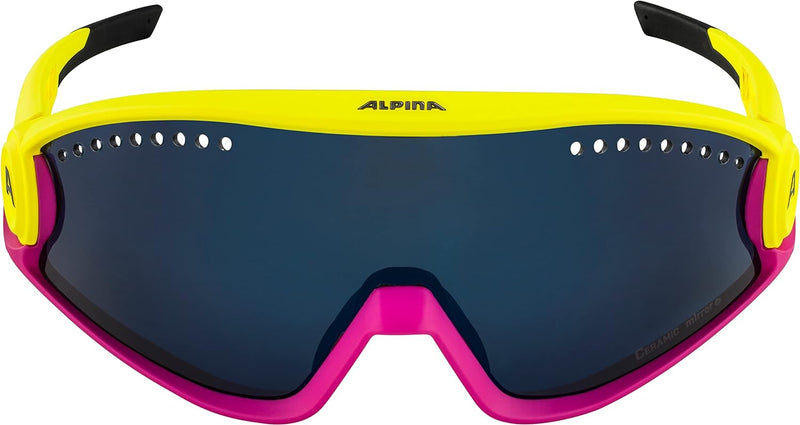 ALPINA 5W1NG - Verspiegelte und Bruchsichere Sport- & Fahrradbrille Mit 100% UV-Schutz Für Erwachsen