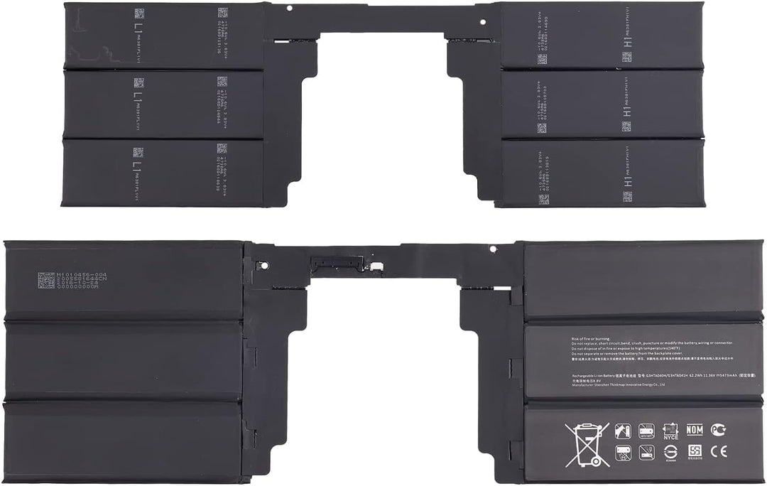 Duotipa Ersatzakku Batterie G3HTA041H G3HTA040H Kompatibel mit Microsoft Surface Book 2 15" 1793 Akk