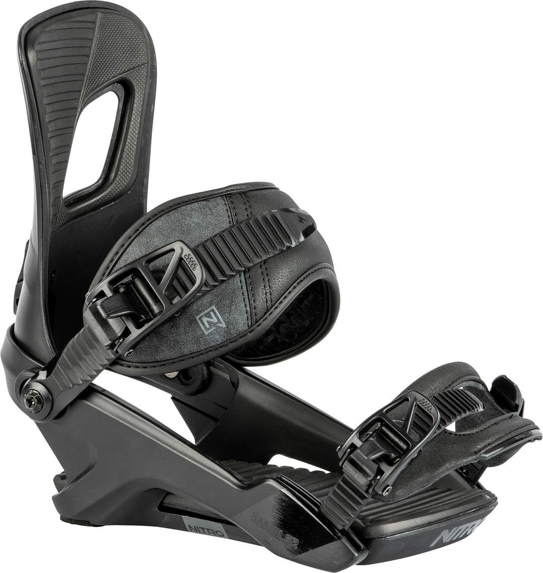 Nitro Herren Rambler Snowboardbindung, Ultra Black, L L ULTRA BLACK, L ULTRA BLACK