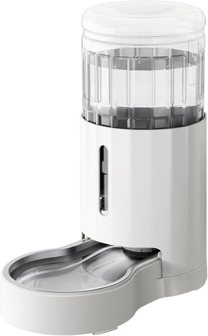 JUNSPOW 7L Edelstahl Haustier Wasserspender, grosse Kapazität Schwerkraft Haustier Tränke, Keine Ele