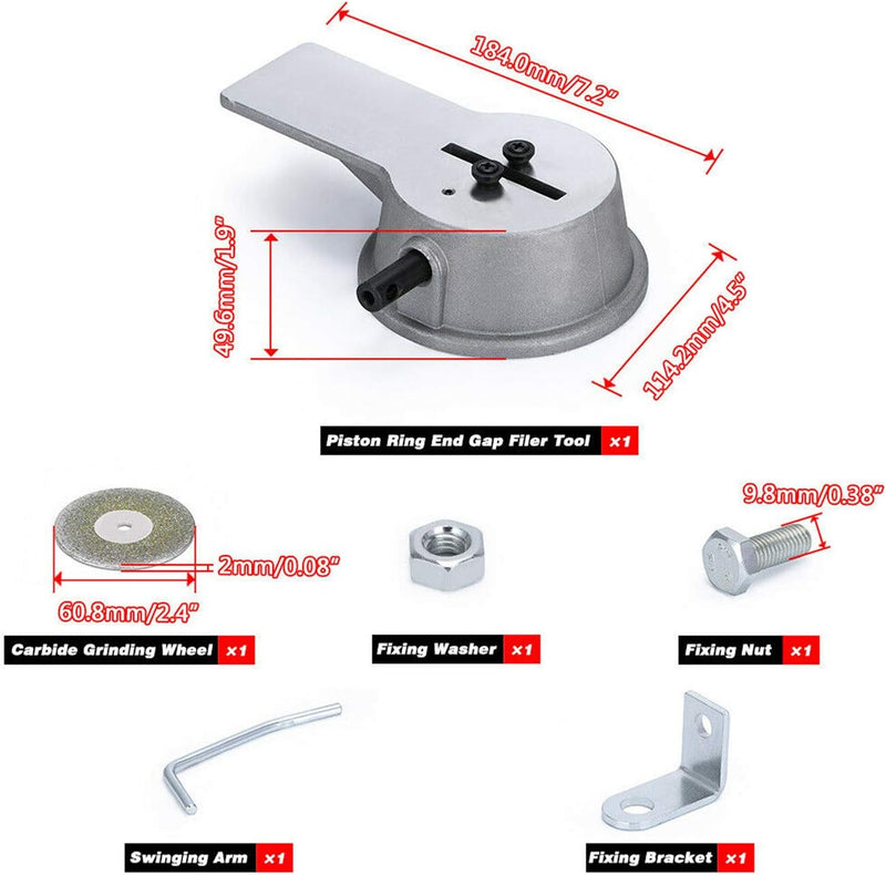 Kolbenring-Endspaltschleifer Kolbenring Schleifer 91089408 Universal-Kolbenring-Filzgerät Kolbenring