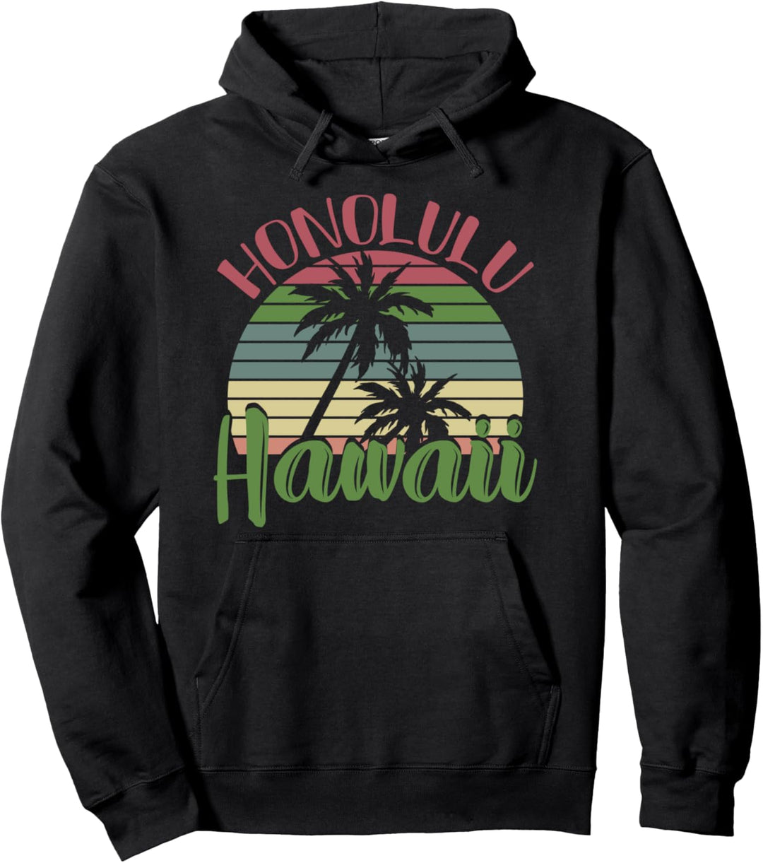 Sommerurlaub Tropische Inseln Aloha Honolulu Hawaii Pullover Hoodie