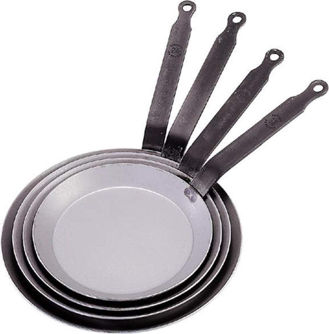 DE BUYER Crêpe-Pfanne 30cm, Stahl, Grau 6447.10 diamètre 30 cm, Diamètre 30 cm