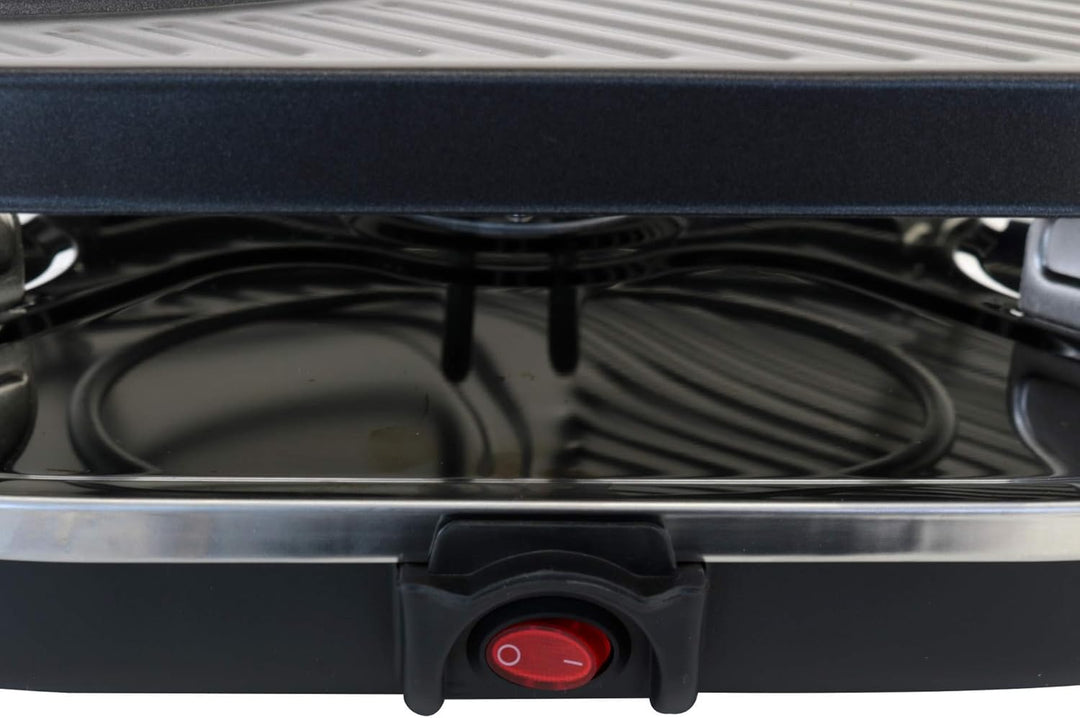 Raclette für 8 Personen Tischgrill Raclettegrill Party Sylvester Pfännchen