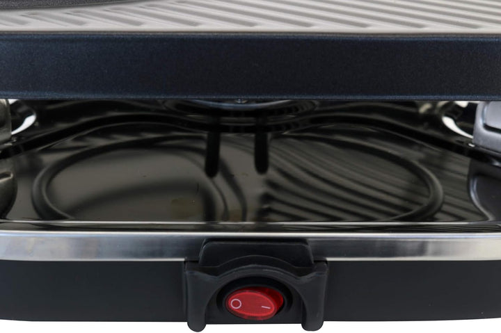 Raclette für 8 Personen Tischgrill Raclettegrill Party Sylvester Pfännchen