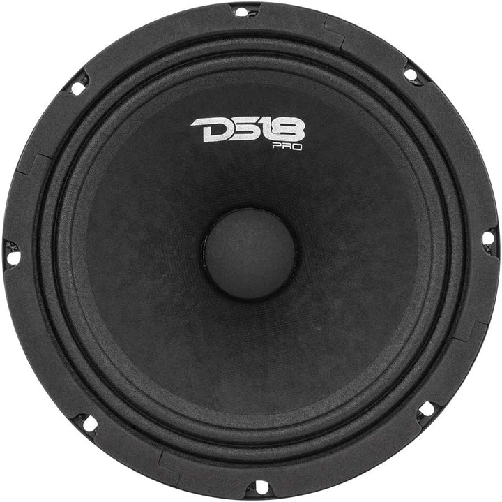 DS18 Car Midrange Speaker 8" Inch 580w Watt 4Ohm Bass Loudspeaker PRO-GM8.4 Classic 8-Inch 4-Ohms, C