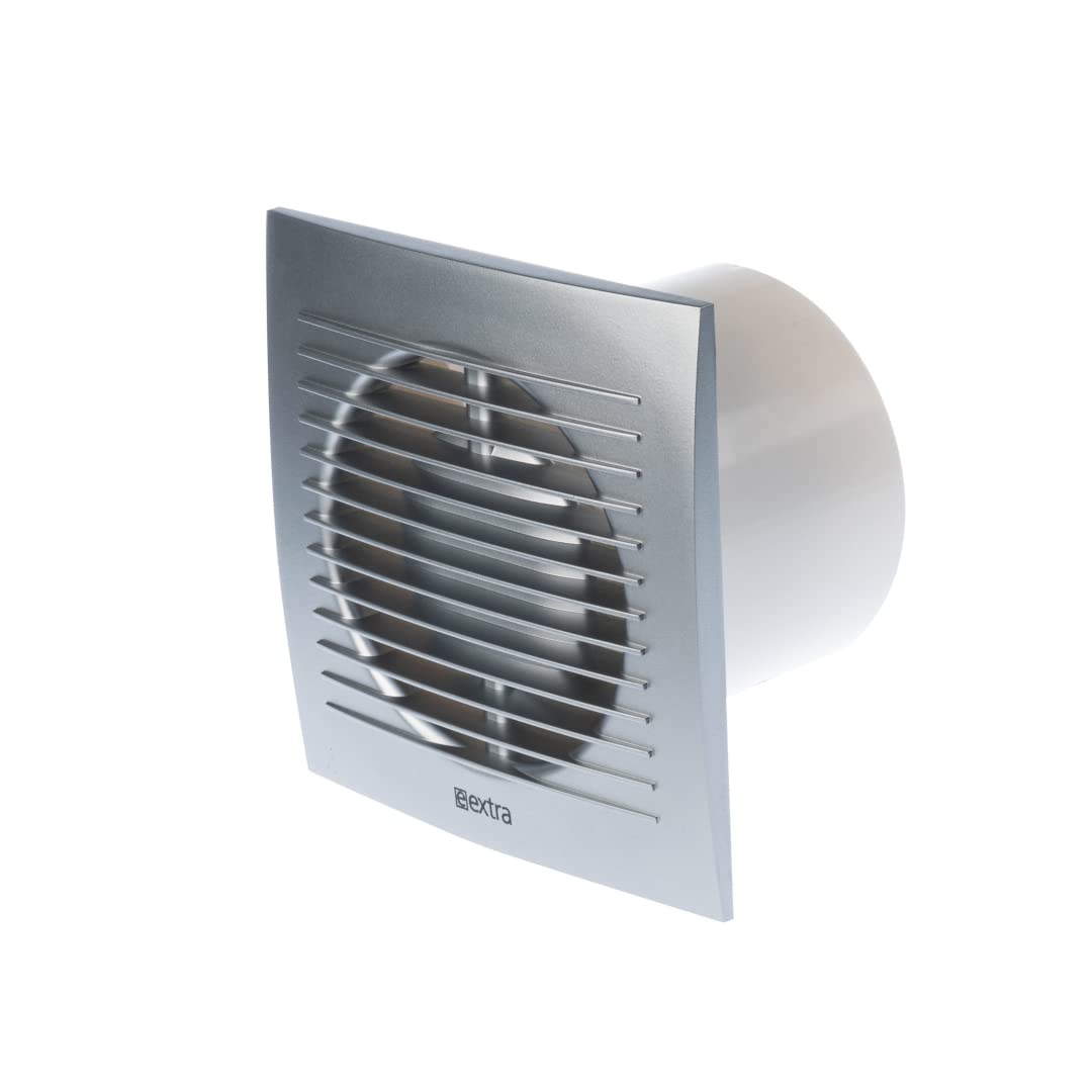 EUROPLAST Ø 100mm Badlüfter Wandlüfter Ventilator Wandventilator Abluftventilator Leise für Küche Ba