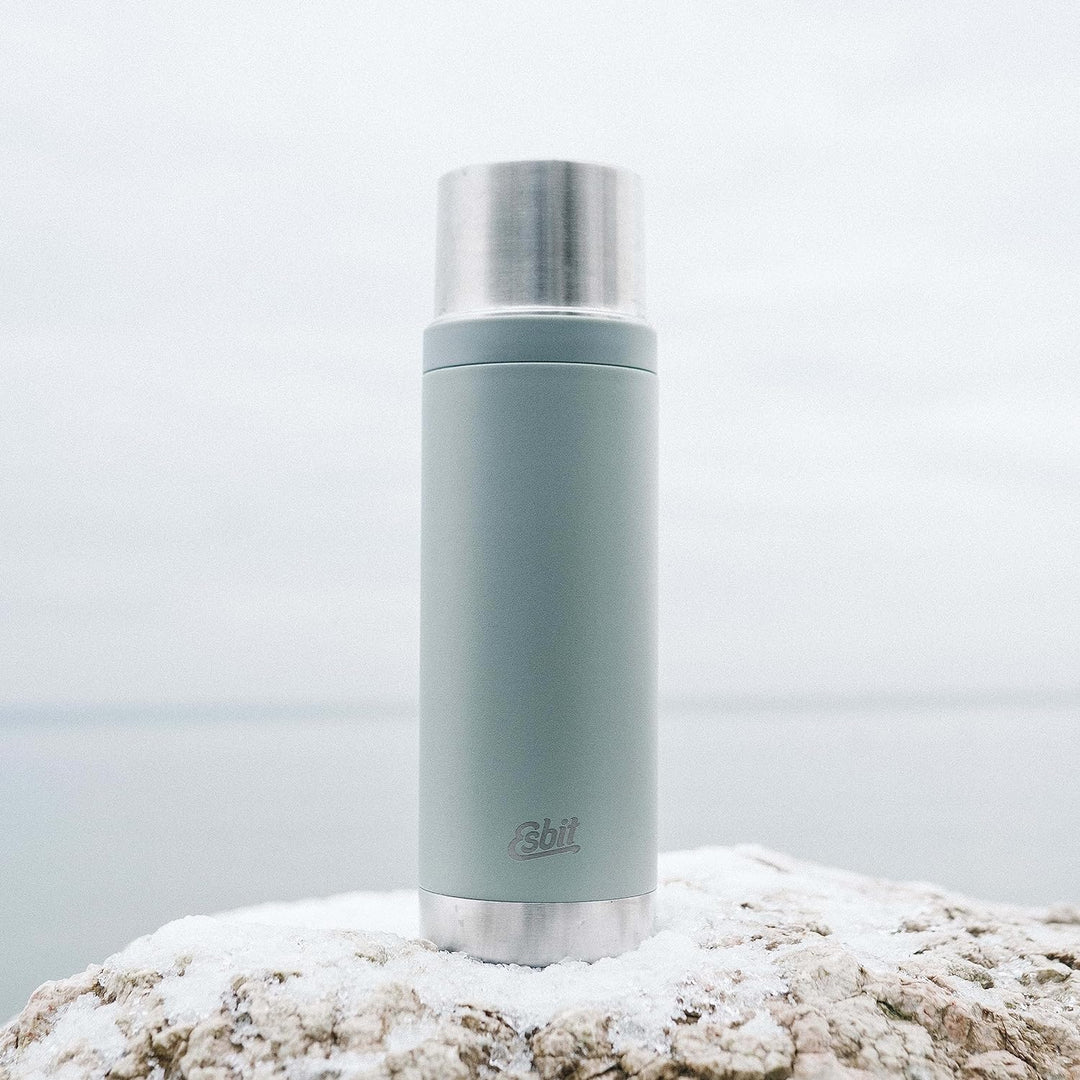 Esbit Thermoflasche Sculptor - Isolierte Flasche aus Edelstahl für warme und kalte Getränke – 1000 m