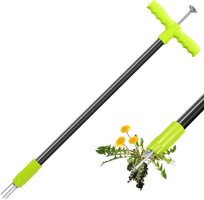 ORIENTOOLS Unkrautstecher, unkrautstecher löwenzahn, Unkrautentferner mit 3 Stahlkrallen, Stahlgriff