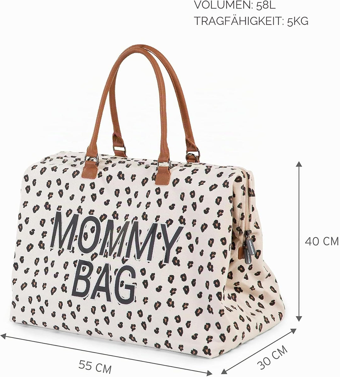 CHILDHOME Mommy Bag, Wickeltasche, Mutterschaft, Reisetasche, grosse Kapazität, Wickelunterlage, ver