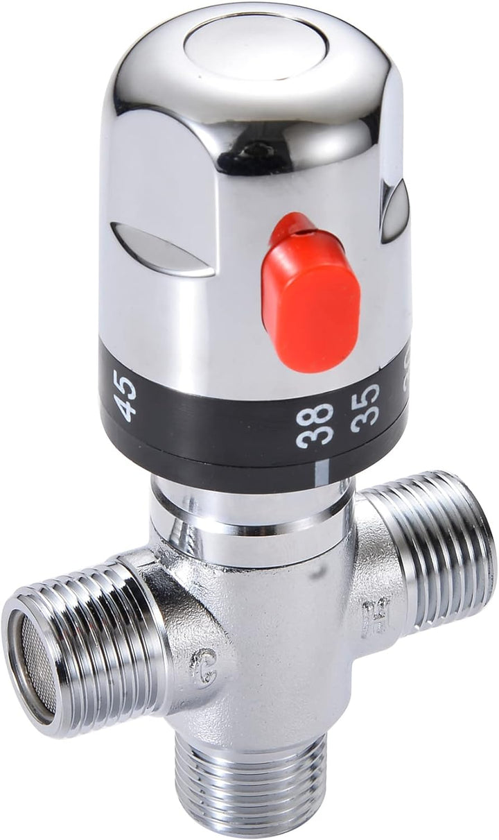 Xcel Home CAW 018 TH CAW011-TH Thermostat-Bidetdusche, verchromt, Duschkopf, Toilettenbrause aus Mes