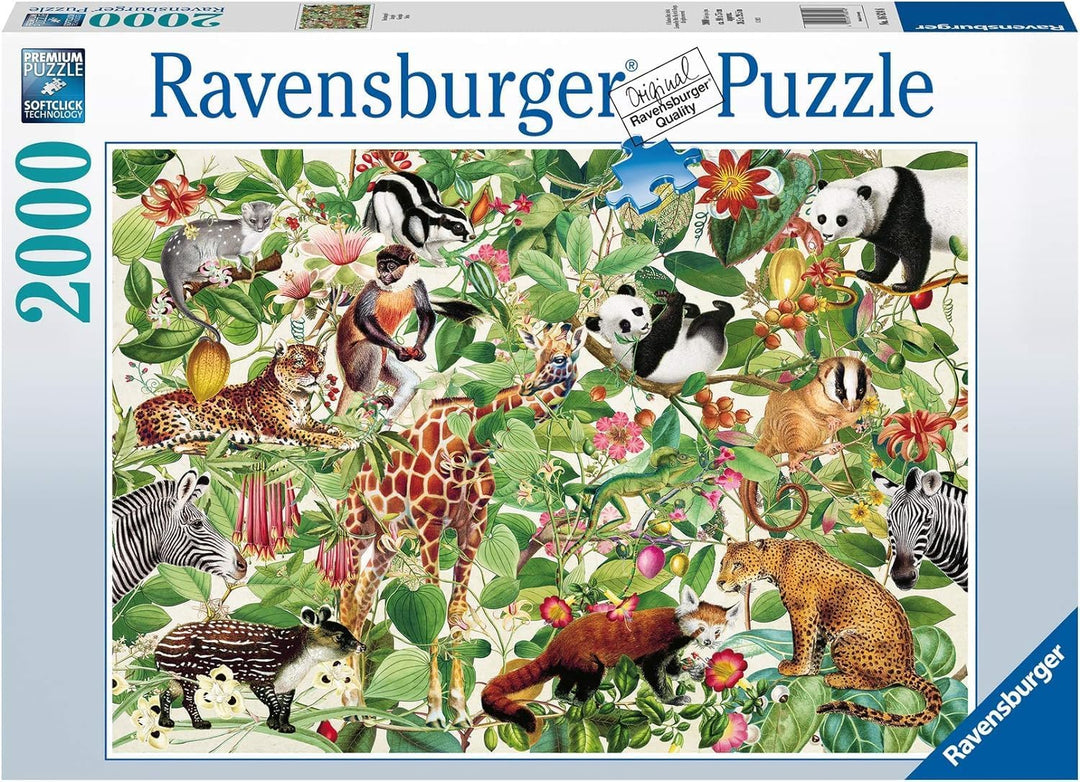RAVENSBURGER 135920 16824 Dschungel, Mehrfarbig Dschungel 2000 Teile Puzzle, Dschungel 2000 Teile Pu