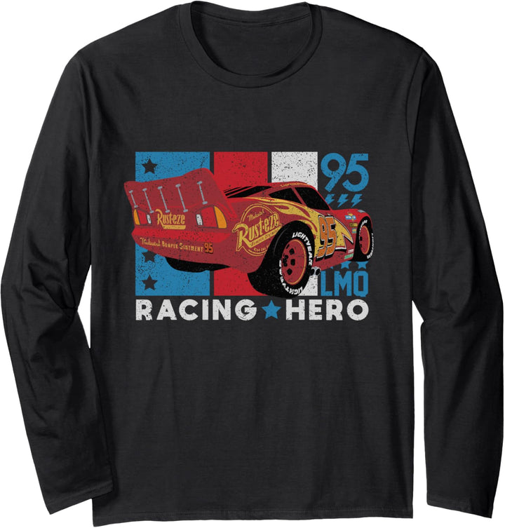 Disney and Pixar's Cars Lightning McQueen 95 Racing Hero Langarmshirt