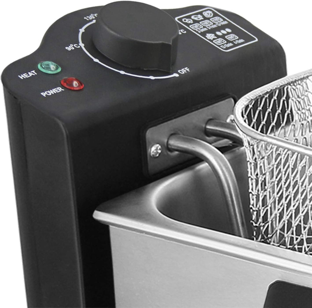 Emerio 3.0L Öl-Fritteuse mit Kaltzonen Technologie, "sehr gut 1.4" getestet von Haus & Garten 06/201