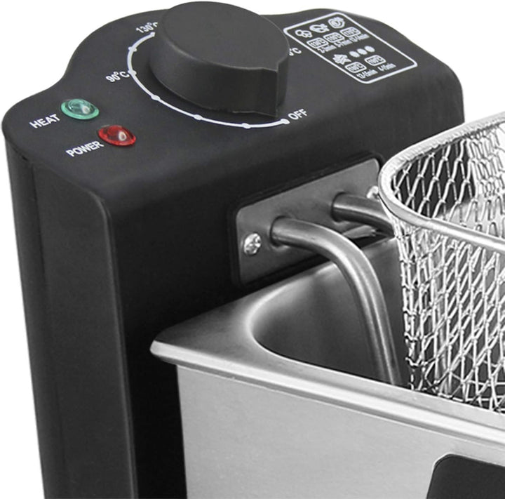 Emerio 3.0L Öl-Fritteuse mit Kaltzonen Technologie, "sehr gut 1.4" getestet von Haus & Garten 06/201