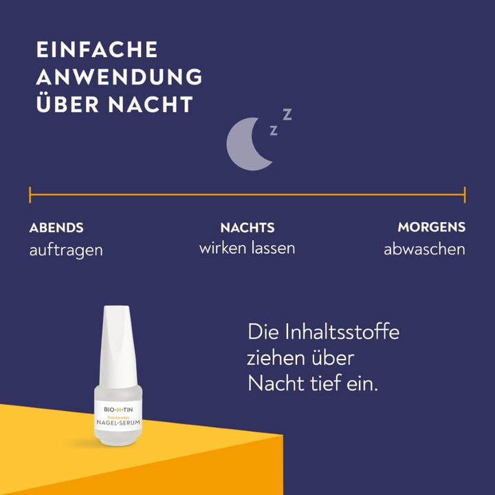 BIO-H-TIN stärkendes Nagel-Serum – Zum Aufbau kräftiger &amp; gesunder Nägel in nur 4 Wochen– 6,6 ml Nag