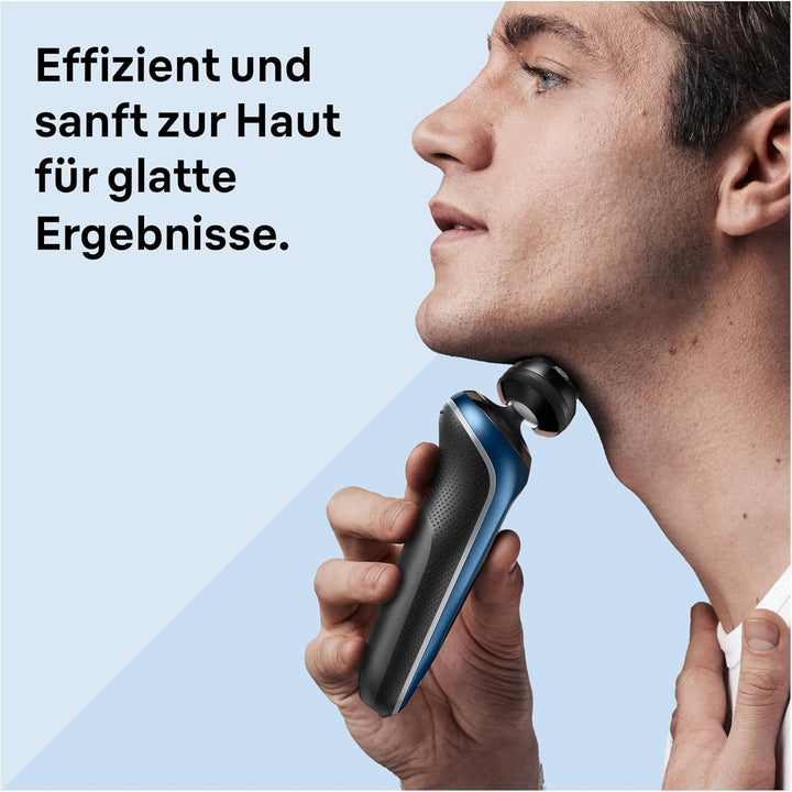 Braun Series 6 Elektrorasierer mit EasyClick-Präzisionstrimmer-Aufsatz, SensoFlex Rasierer Herren mi