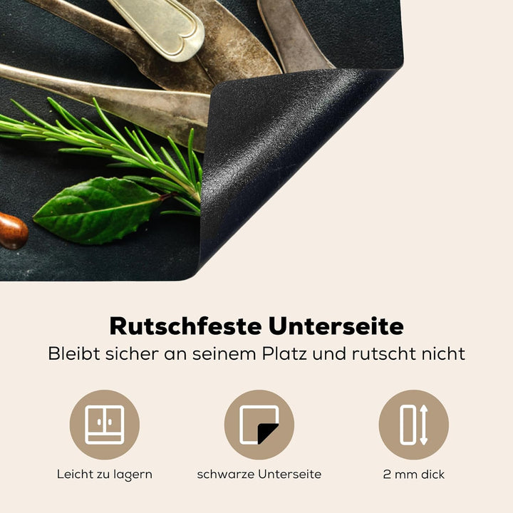 Herdabdeckplatte 85x52 cm Einteilig Abdeckplatten Cerankochfeld Abdeckung Ceranfeld Herdplattenabdec
