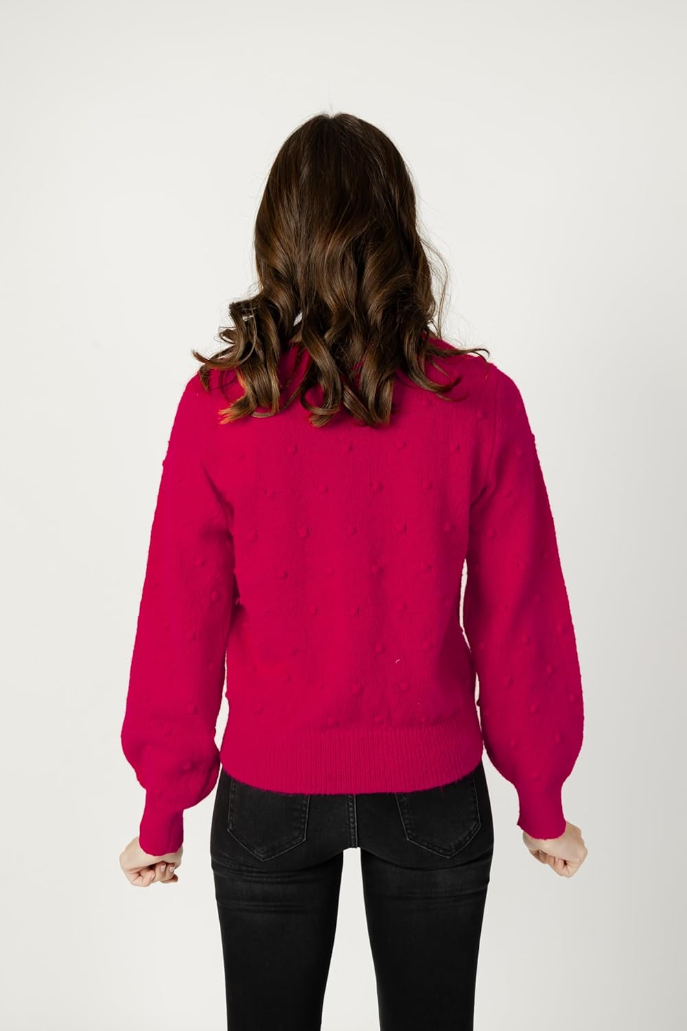 Vila Damen Vituli L/S Rev Knit Cardigan/Su/Pb Strickjacke M Rosa, M Rosa