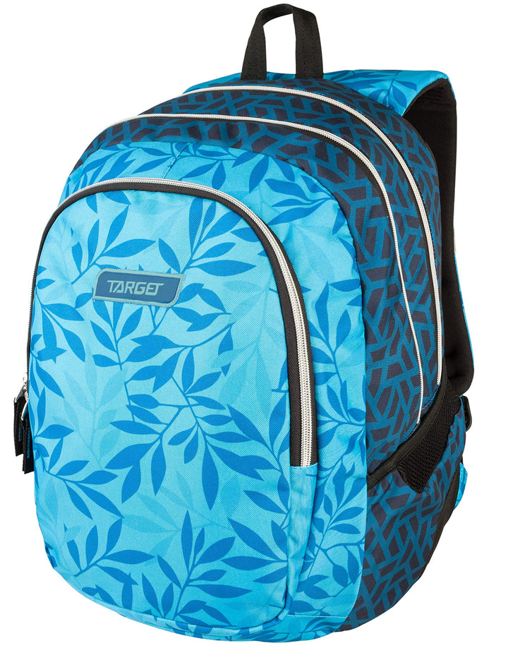 Target BACKPACK 3 ZIP DUEL OCEAN LEAVES 26295