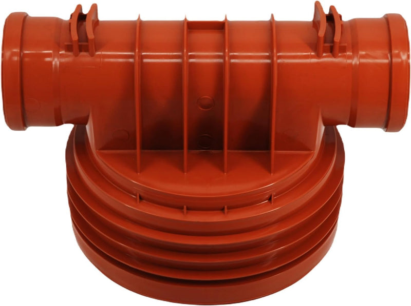 KG Kontrollschacht DN 400/2 x Anschlüsse160-125-110 Höhe 0,5m bis 2m Revisionsschacht Abwasserschach