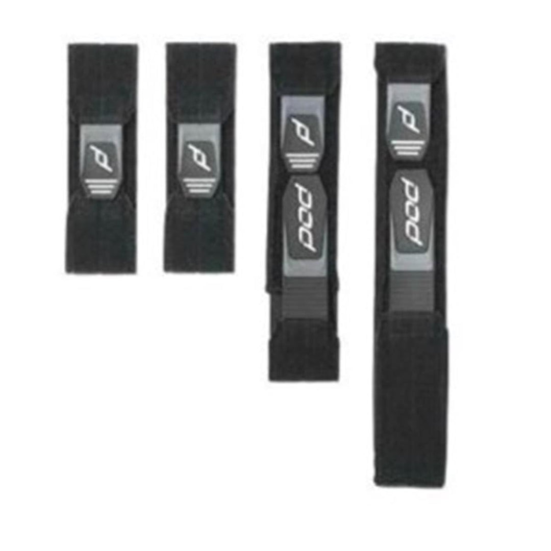 POD Ersatz-Strap-Set für MX Knieorthese K300/K700 Schwarz Gr. S/M