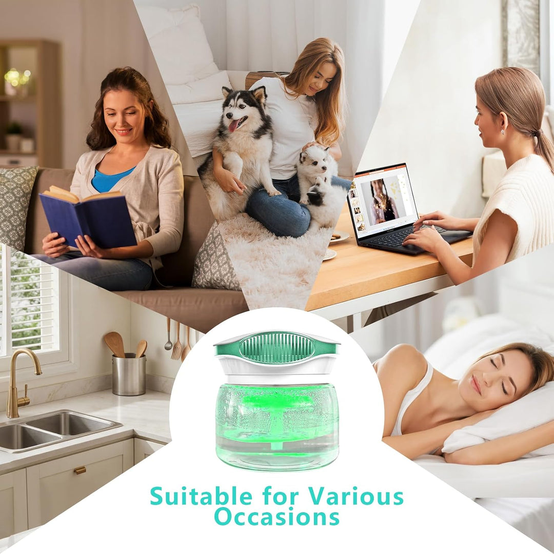 Lufterfrischer Luftbefeuchter Aroma Diffuser Ioniser with 30ml Water Soluble Lavender Essential oill
