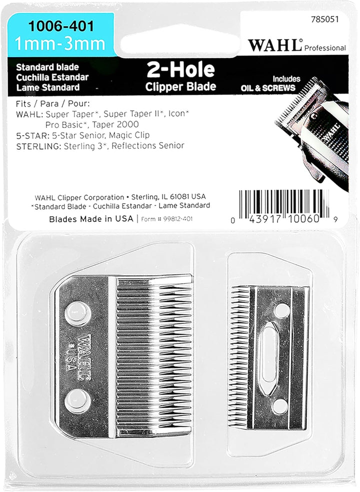 WAHL Schneideset Scherkopf Kegelklinge Standard 1 - 3,5 mm